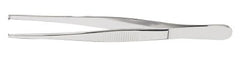 Tissue Forceps McKesson 5-1/2 Inch Length Office Grade Stainless Steel NonSterile NonLocking Thumb Handle 1 X 2 Teeth - M-487588-4406 - Each