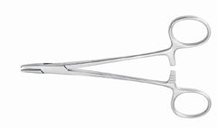 Needle Holder McKesson 5-1/2 Inch Length Serrated Jaws Finger Ring Handle - M-487605-2314 - Each