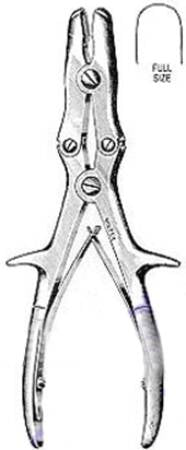 Miltex General Purpose Rongeur Stille-Luer Straight, Hollow Tips Spring-Loaded Plier Type Handle 8-1/2 Inch L - M-488258-4627 - Each