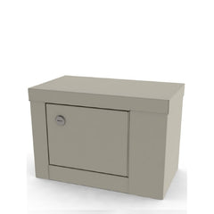 UMF Medical Narcotic Cabinet Wall Mount Steel 1 Shelf Key Lock