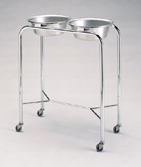 Pedigo Products Solution Stand 7 Quart 2 Basin X-Shaped Base 34 Inch 28 Inch