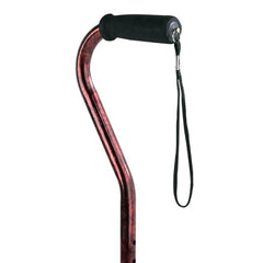 Apex-Carex Healthcare Offset Cane Carex® Aluminum 31 to 40 Inch Height Red