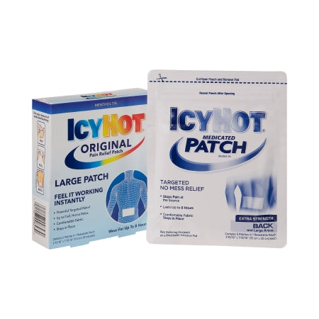Chattem Inc Topical Pain Relief Icy Hot® 5% Strength Menthol Patch 5 per Box