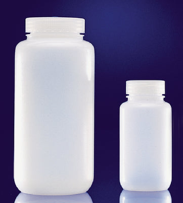 Leak-Resistant Bottles, Polypropylene, Wide Mouth, Wheaton 30 mL (1 oz.) Case of 72