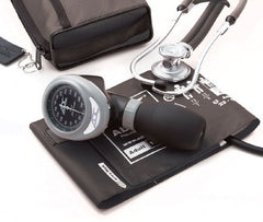 American Diagnostic Corp Aneroid Sphygmomanometer with Cuff Pro's Combo III™ 1-Tube Handheld Adult Size 11 Cuff