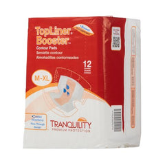 Principle Business Enterprises Incontinence Booster Pad Tranquility® Top Liner® Booster 13-1/2 X 21-1/2 Inch Heavy Absorbency Polymer Core One Size Fits Most Adult Unisex Disposable - M-491366-3268 - Bag of 1