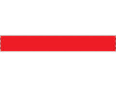Shamrock Scientific Blank Instrument Tape Colored Identification Tape Red Tape 1/4 X 500 Inch - M-491615-2449 - Roll of 1