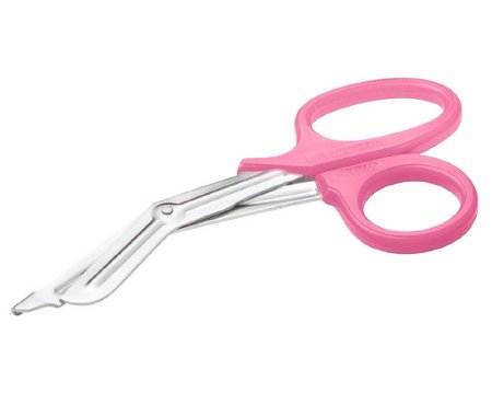 American Diagnostic Corp Utility Shears Medicut™ Neon Pink 7-1/4 Inch Length Stainless Steel / Polypropylene NonSterile Finger Ring Handle Angled Blunt Tip / Blunt Tip - M-491871-4280 - Each