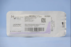 Antibacterial Suture without Needle Coated Vicryl Plus Braided Polyglactin 910 with Irgacare MP Antibacterial Suture Absorbable Coated Size 3 - 0 54 Inch Suture
