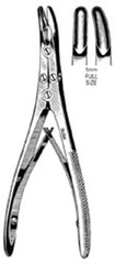 Miltex General Purpose Rongeur Ruskin Straight, Hollow Tips Spring-Loaded Plier Type Handle 7-1/4 Inch L - M-492387-3807 - Each