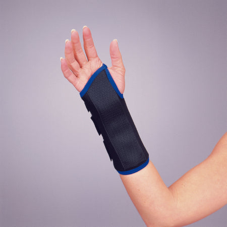 DeRoyal Wrist Brace Premium Low Profile Tietex Right Hand Black Large