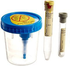Becton Dickinson Urine Specimen Collection Kit BD Vacutainer® 4 mL / 8 mL Plastic Collection Cup / Collection Tube Sterile