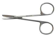 BR Surgical Stitch Scissors BR Surgical Spencer 3-1/2 Inch Length Surgical Grade Stainless Steel NonSterile Finger Ring Handle Straight Blunt Tip / Blunt Tip - M-493361-3919 - Each