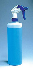 Fisher Scientific Spray Bottle Quick Mist® 6.15 Diameter X 20 H cm, 16 Oz, HDPE, Hand, Reusable - M-493376-4978 - Pack of 6