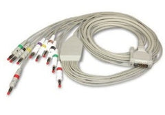 Schiller America Cable, ECG 10 Lead Patient Cable, USA 3.5 m, With Non-Detachable Leads, Clip AT-10