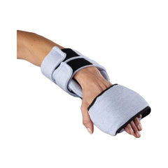 Patterson Medical Supply Hand / Wrist / Finger Orthosis Rolyan® Multi-Roll Fabric / Metal Right Hand Gray One Size Fits Most