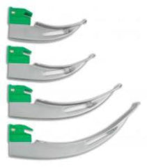 Sun Med Laryngoscope Blade GreenLine® Macintosh Type Size 4 Large Adult