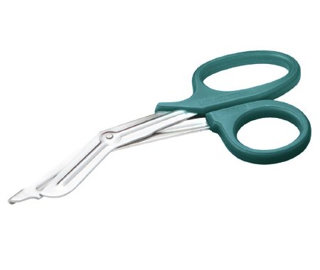 American Diagnostic Corp Utility Shears Medicut™ 7-1/4 Inch Length Stainless Steel / Polypropylene NonSterile Finger Ring Handle Angled Blunt Tip / Blunt Tip - M-494256-1433 - Each