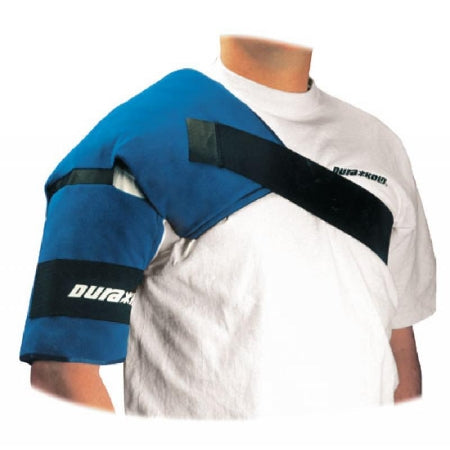 DJO Cold Therapy Wrap Dura*Kold® Shoulder One Size Fits Most Nylon / Polyethelene / Glycol Gel/ Water Reusable