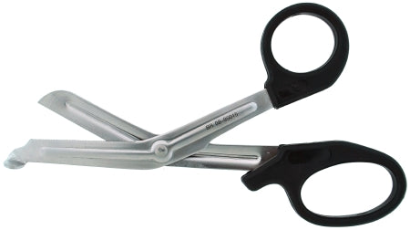 BR Surgical Bandage Shears BR Surgical 7-1/2 Inch Length Surgical Grade Stainless Steel / Plastic NonSterile Finger Ring Handle Curved Blunt Tip / Blunt Tip - M-494850-3639 - Each