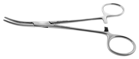 BR Surgical Hemostatic Forceps BR Surgical Crile 5-1/2 Inch Length Surgical Grade Stainless Steel NonSterile Ratchet Lock Finger Ring Handle Curved Blunt - M-494862-2339 - Each