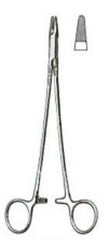 Miltex Needle Holder 7 Inch Length Serrated Jaws Finger Ring Handle - M-495733-4717 - Each