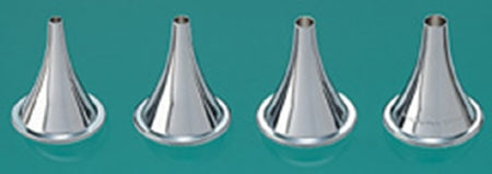 Miltex Ear Speculum Tip Set Round Tip Size 1 to 4 Chrome Plated 4.5, 5.5, 6.5, 7.5 mm Reusable