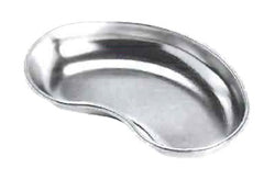 BR Surgical Emesis Basin Silver Stainless Steel Reusable