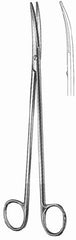 BR Surgical Dissecting Scissors HerMann Metzenbaum 10 Inch Length Surgical Grade Stainless Steel / Tungsten Carbide NonSterile Finger Ring Handle Curved Blunt Tip / Blunt Tip - M-496409-4685 - Each