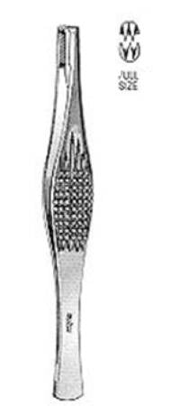 Tissue Forceps Miltex® Ferris-Smith 7 Inch Length OR Grade German Stainless Steel NonSterile NonLocking Thumb Handle Straight 2 X 3 Teeth, Serrated Tip