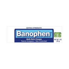 Major Pharmaceuticals Itch Relief Banophen™ 2% - 0.1% Strength Cream 30 Gram Tube