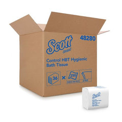 Kimberly Clark Toilet Tissue Scott® Control HBT White 2-Ply Standard Size Folded 250 Sheets 4-1/2 X 8-1/10 Inch - M-499135-2743 - Case of 36