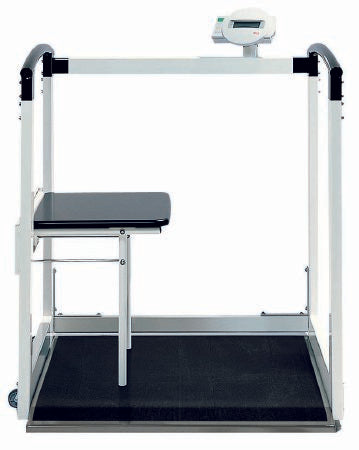 Seca Wheelchair/Handrail/Chair Combo Scale seca® 684 Digital LCD Display 800 lbs. / 360 kg Capacity AC Operation
