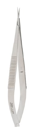 Miltex Micro Scissors Miltex® Miltex 5-3/4 Inch Length OR Grade German Stainless Steel NonSterile Flat Thumb Handle with Spring Straight Blade Sharp Tip / Sharp Tip - M-499414-1232 - Each