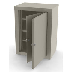 UMF Medical Narcotic Cabinet Wall Mount Metal 3 Shelves Double Key Lock With 2 Keys - M-499769-3198 - Each