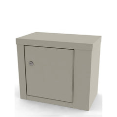 UMF Medical Narcotic Cabinet Wall Mount Steel 1 Shelf Key Lock