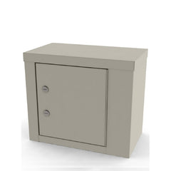 UMF Medical Narcotic Cabinet Wall Mount Metal 1 Shelf Double Key Lock With 2 Keys