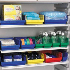 4 Inch High Shelf Bins For 8.375"W Bins ,6 / pk - Axiom Medical Supplies