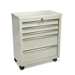 5-Drawer Bedside Cart 5-Drawer with Key Lock • Three 2.75"D drawers and two 6"D drawers ,1 Each - Axiom Medical Supplies