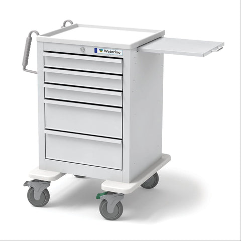 5-Drawer Economy Steel Cart 5-Drawer ,1 Each - Axiom Medical Supplies