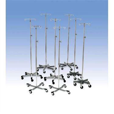 5-Leg IV Stand with 4 Hooks 4 Hooks ,1 Each - Axiom Medical Supplies