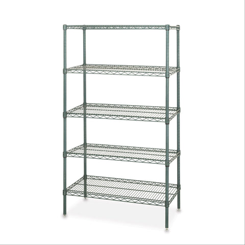 5-Shelf Epoxy Wire Rack Shelving 36"W x 12"D ,1 Each - Axiom Medical Supplies