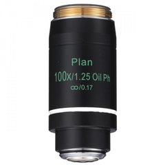 Accu-Scope Inc Objective Lens 100XR Oil Infinity Plan Phase Objective, N.A. 1.25, W.D. 0.18mm For EXC-350 Microscope Series - M-1044381-2880 | Each - Axiom Medical Supplies