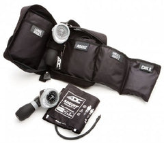 American Diagnostic Corp Aneroid Sphygmomanometer Plus 4 Cuffs Multikuf™ 1-Tube Handheld Small Adult / Child Multi Cuff Pack