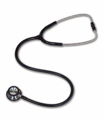 W.A. Baum Classic Stethoscope Black 1-Tube 31 Inch Tube Double-Sided Chestpiece