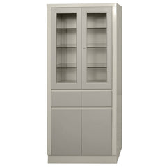 UMF Medical Storage Cabinet Floor Standing Steel 2 Drawers 4 Shelves - M-500468-2980 - Each