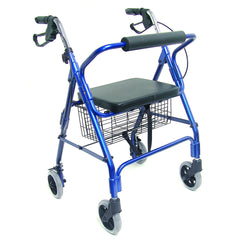 HealthSmart Ultra Lightweight Folding Aluminum Rollator Walker AM-501-1012-2100HS