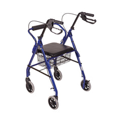 HealthSmart Ultra Lightweight Folding Aluminum Rollator Walker AM-501-1012-2100HS