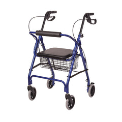 HealthSmart Ultra Lightweight Folding Aluminum Rollator Walker AM-501-1012-2100HS