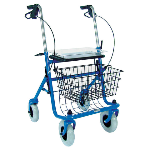 DMI Traditional Steel Rollator Walker with Padded Seat AM-501-1013-0100